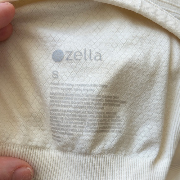 Zella Beige Ribbed Tank Top - Picture 2 of 4